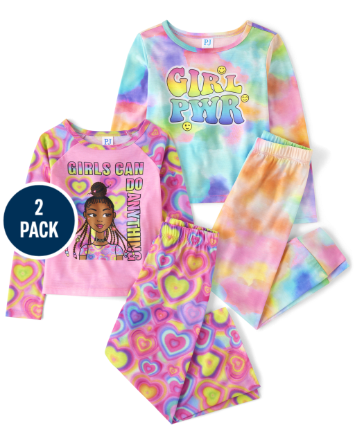 Girls Girl Pwr Pajamas 2-Pack
