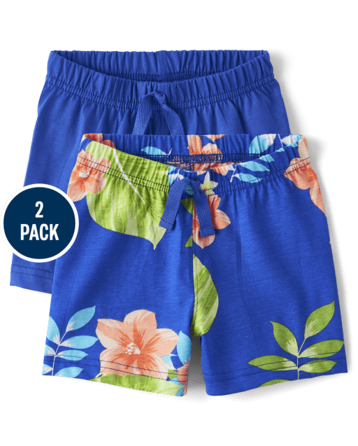 Baby Boys Tropical Shorts 2-Pack