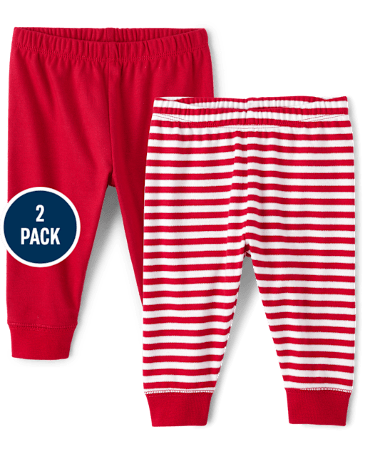 Lot de 2 pantalons rayés Bébé