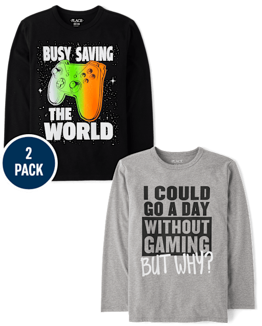 Boys Gamer Graphic Tee 2-Pack