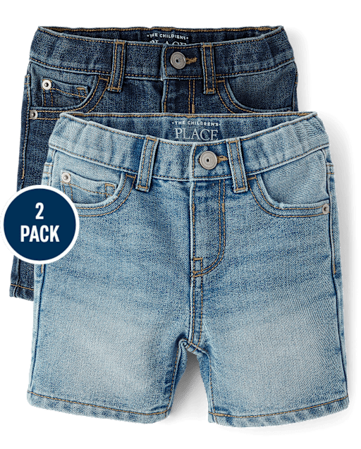 Baby And Toddler Boys Denim Shorts 2-Pack