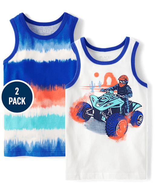 Boys Ombre Tank Top 2-Pack