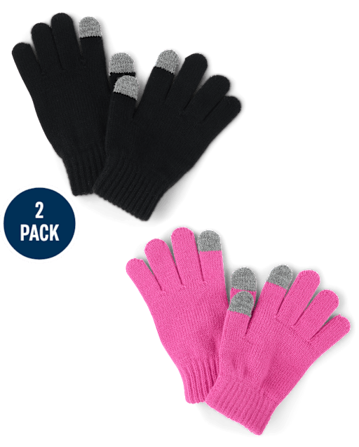 Lot de 2 gants pour textos pour enfants