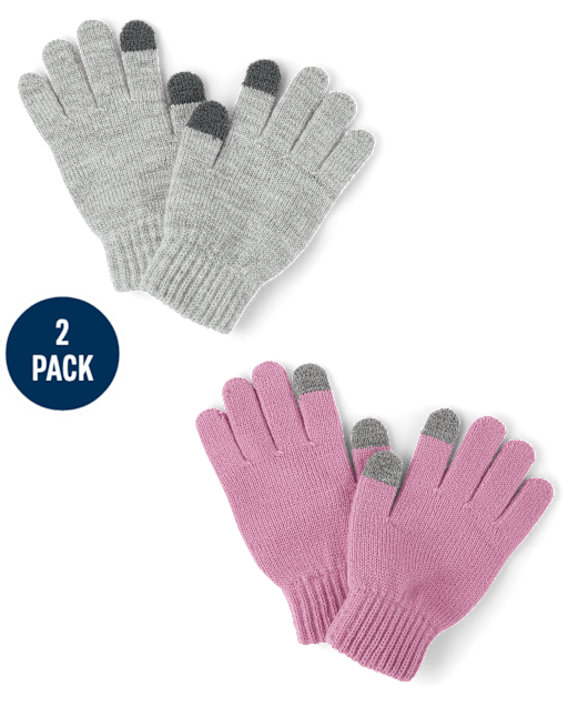 Lot de 2 gants pour textos pour enfants