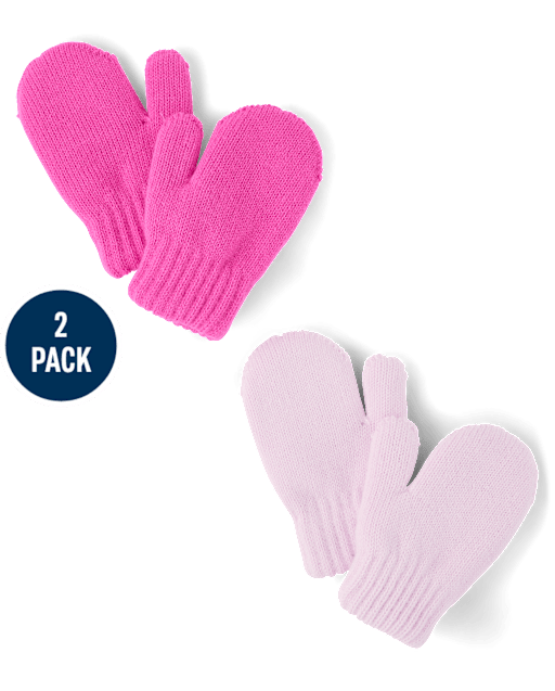 Toddler Mittens 2-Pack