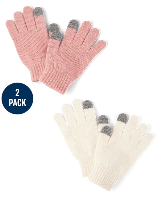 Lot de 2 gants pour textos pour enfants