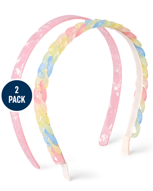 Girls Braided Headband 2-Pack