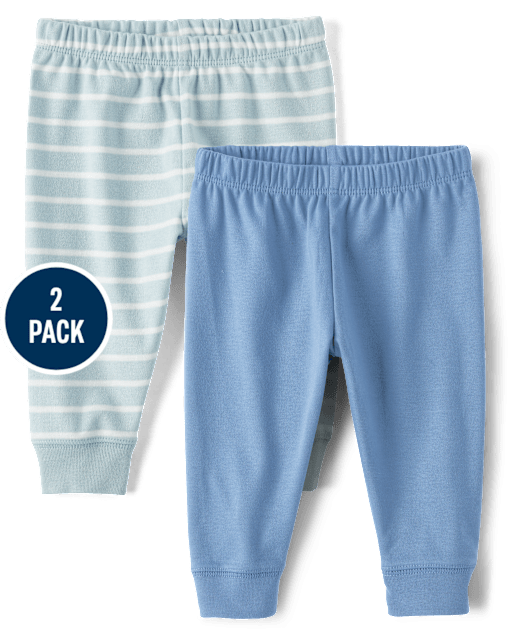 Baby Boys Striped Pants 2-Pack