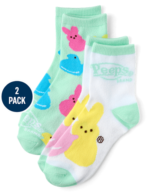 Girls PEEPSÂ® Midi Socks 2-Pack