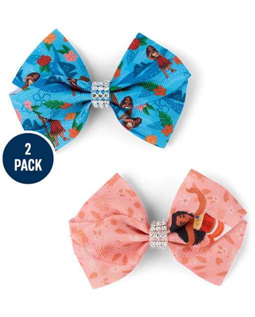 Lot de 2 pinces à cheveux nœud Moana™ pour filles