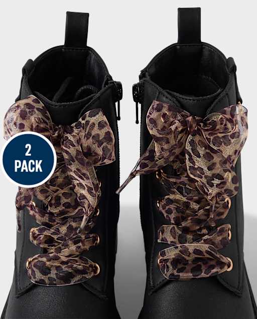 Girls Print Shoelace 2-Pack