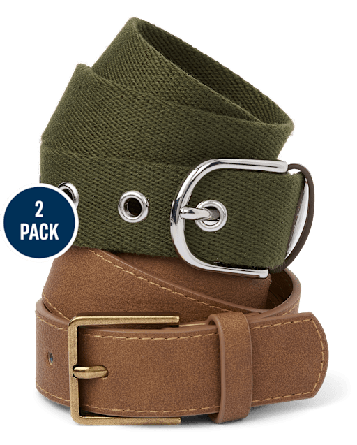 Boys Belt 2-Pack