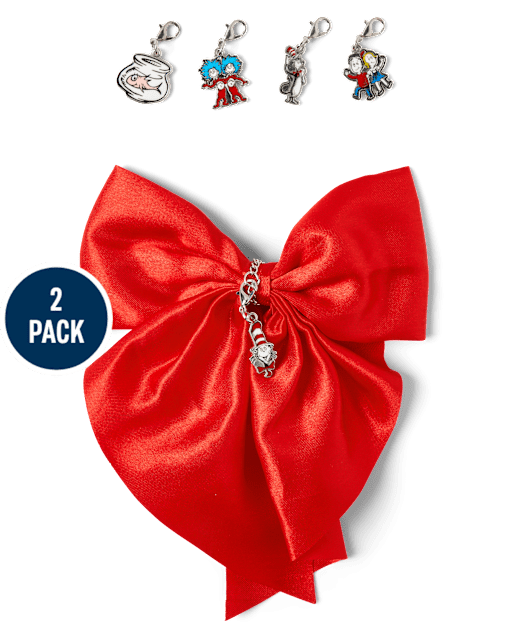 Girls Dr. Seuss Cat In The Hat™ Bow Hair Clip