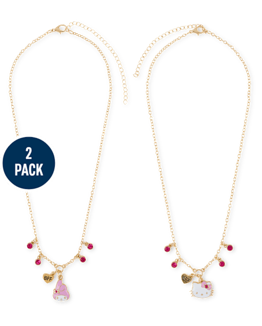 Girls Hello Kitty® And Friends BFF Necklace 2-Pack