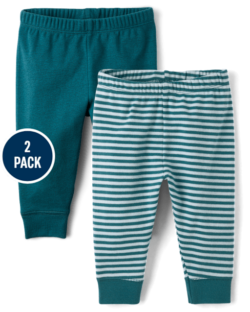 Baby Boys Striped Pants 2-Pack