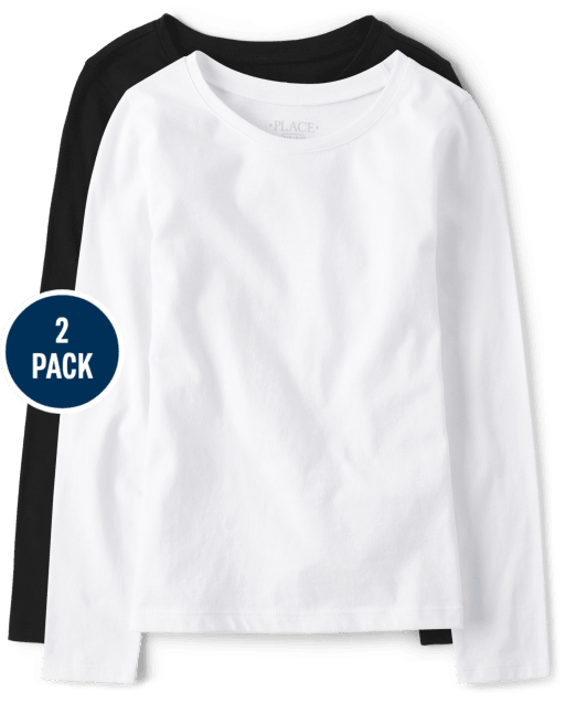 Girls Tee Shirt 2-Pack