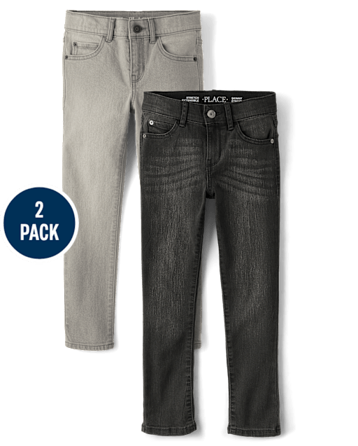 Boys Skinny Jeans 2-Pack