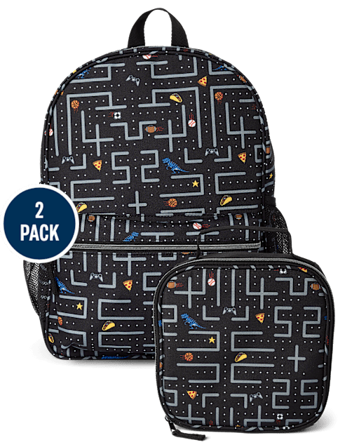 Boys Video Game Backpack 2-Piece Set