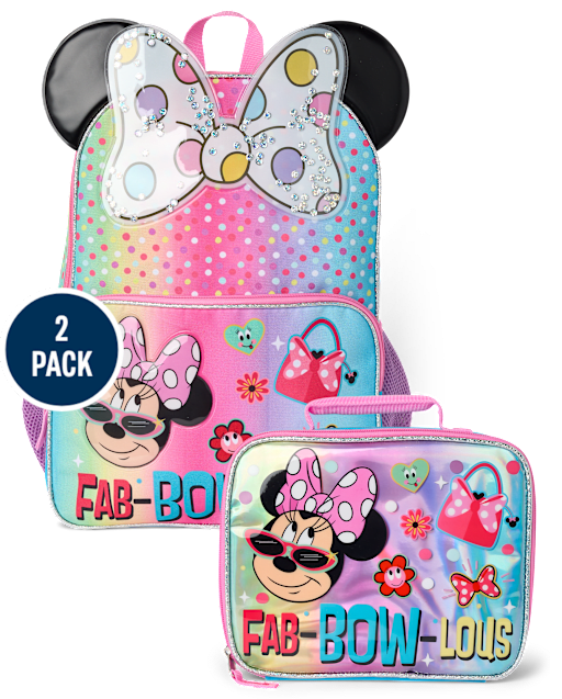 Toddler Girls Minnie Mouseâ¢ Backpack 2-Piece Set