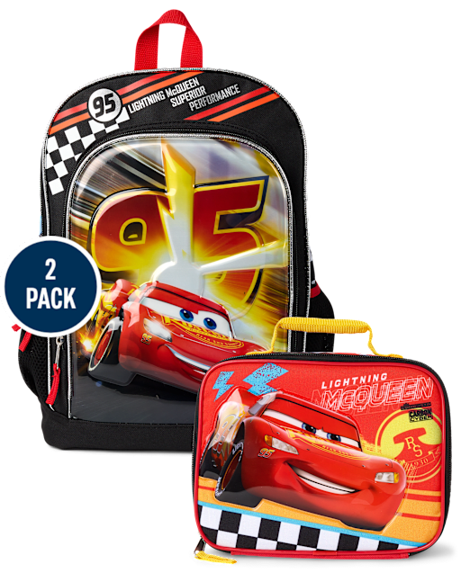 Toddler Boys Carsâ¢ Backpack 2-Piece Set