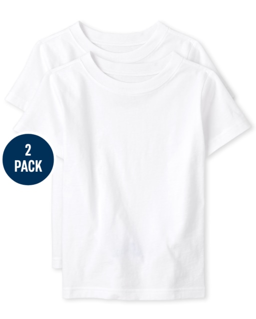 Boys Short Sleeve Undershirt 2-Pack