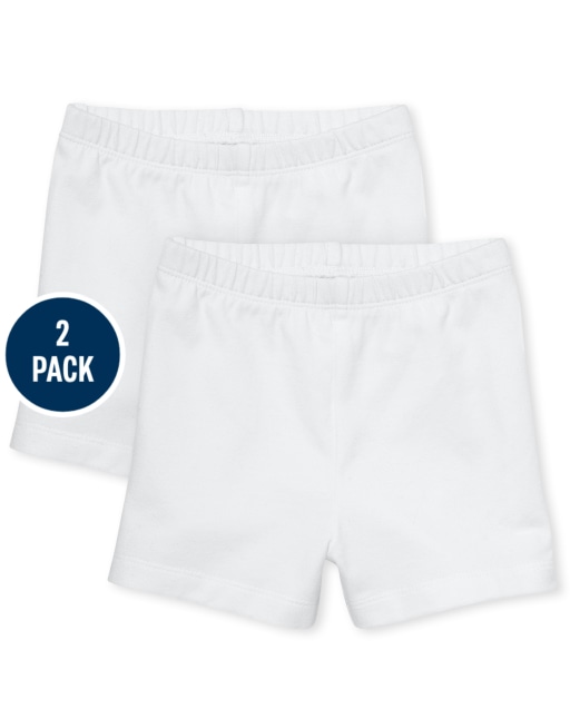 Toddler Girls Knit Cartwheel Shorts 2-Pack
