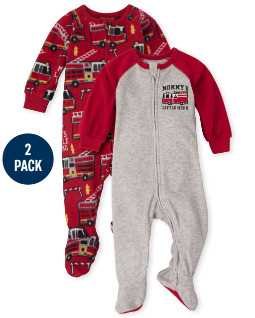 Toddler Boy One Piece Footed Pajamas The Children S Place Free Shipping