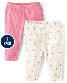 Lot de 2 leggings fleuris pour bébé fille - Homegrown by Gymboree