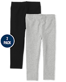 Lot de 2 leggings pour bébé et toute-petite fille