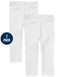 Lot de 2 leggings pour bébé et toute-petite fille
