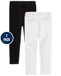 Lot de 2 leggings pour bébé et toute-petite fille