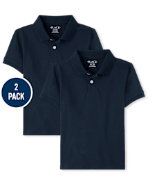Kids Uniform Pique Polo 2-Pack