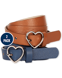 Girls Belt 2-Pack