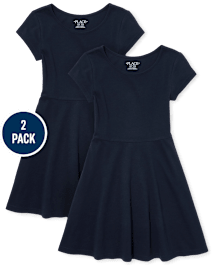 Lot de 2 robes uniformes patineuses pour filles