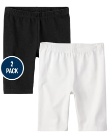 Girls Bike Shorts 2-Pack