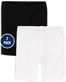 Toddler Girls Bike Shorts 2-Pack