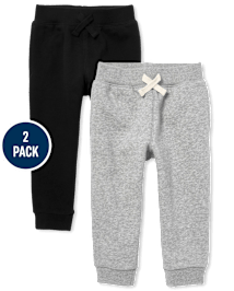 Baby And Toddler Fleece Jogger Pants 2-Pack