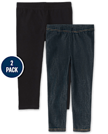 Girls Capri Leggings 2-Pack