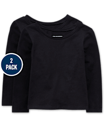 Lot de 2 t-shirts pour petites filles