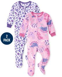 Leopard baby pajamas shop