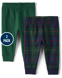 Boys green plaid deals pants