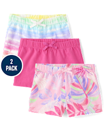 Lot de 3 shorts tropicaux pour filles
