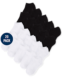 Lot de 20 paires de chaussettes rembourrées pour enfants