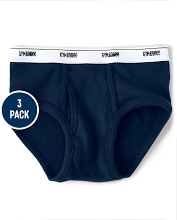 Boys Dino Brief Underwear 3-Pack