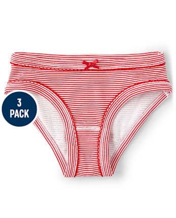 Girls Apple Underwear 3-Pack