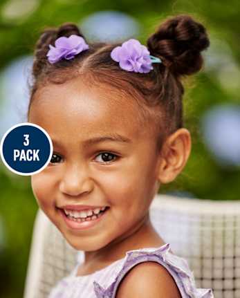 Girls Curly Hair Set - Spring Blooms