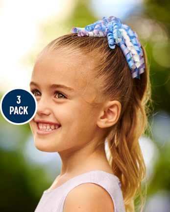 Girls Curly Hair Set - Spring Blooms