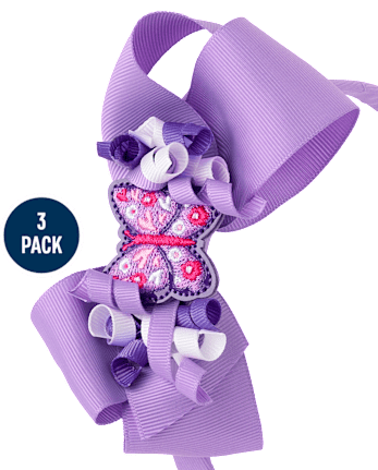 Girls Owl 3-Piece Hair Set - Classroom Cutie