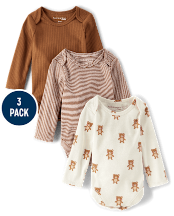 Baby Bear Bodysuit 3-Pack - Homegrown By Gymboree