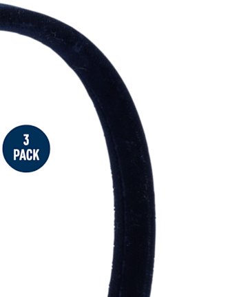 Girls Plaid 3-Piece Hair Set - Royal Christmas